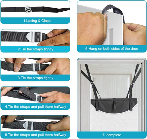 Over The Door Steamer Press Pad, Portable Ironing Mat for Handheld Steamer and Vertical Steamboard
