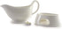 Norpro Porcelain Gravy Sauce Boat with Stand and Candle