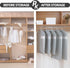 Garment Bags for Travel, 50'' Hanging Clothes Suit Bag (Set of 2, 23.3'' X 50'')