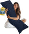 Utopia Bedding Full Body Pillow for Adults (Navy, 20 x 54 Inch),