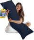 Utopia Bedding Full Body Pillow for Adults (Navy, 20 x 54 Inch),