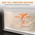Microwave Glass Plate 16 inch WB27X43590, Compatible with G.E Microwave, Replace AP4345996, PS2321884