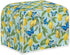 Bulopur Blue Butterfly Lemon Printed Toaster Cover, 4 Slice Microwave Oven Dust Protection