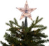 Kurt Adler 10-Light Star Treetop Set, 7-Inch, Clear