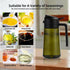 2PCS 16oz,2 1 470ml Aovdy Oil Sprayer for Cooking in Olive Oil Dispenser and Oil Sprayer - Olive Bottle Spray and Pour