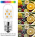 LED Microwave Light Bulb - 40W Incandescent Replacement for Refrigerator, Dimmable Range Hood E17 Base Warm White, Pack