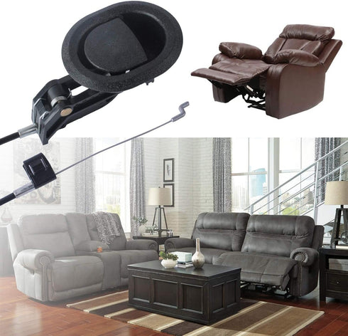 Recliner Handle Replacement Parts - Compatible with Lazy Boyy Ashleyy Most Brands, Pull Handle 3" by 3.5"