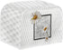 Daisy Print 4 Slice Toaster Covers White, Anti-Sputtering Bread Toaster Cover Toaster Dust Cover, Small Washable Kitchen Appliance Protector, Keep from Dust Fingerprint