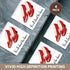 3dRose CST_108339_3 Its All About The Shoes Ceramic Tile Coasters, Set of 4