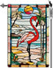 Welcome Summer Garden Flag, 12.5x18" Spring Summer Flamingo Vertical Double Sided Rustic Farmland Outdoor Decor