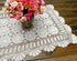 Damanni Cotton Handmade Crochet Lace Table Runner Doilies, 19 Inch by 35 Inch, White Dresser Scarves