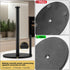 Black Paper Towel Holder - Weighted Countertop Stand for Kitchen and Bathroom, Steady Paper Roll Holder