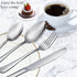 Coffee Spoons, Mini Espresso Spoons, Set of 16 Top Food Grade Stainless Steel Spoons Silverware Set, Tea Spoons, Dessert Spoons, Flatware Small Spoons,5.5 Inches, Mirror Finish & Dishwasher Safe