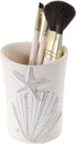 Avanti Linens Tumbler, Countertop Organizer, Seashell Inspired Bathroom Accessories, Guest Bathroom Essentials
