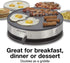 Proctor Silex Electric Crepe Maker with 13” Nonstick Griddle, Stainless Steel
