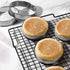 FANGSUN 4 Inch Crumpet Rings, Stainless Steel English Muffin Tart Rings for Baking, Cooking Egg Ring Mold