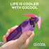 O2COOL FMS0003 Personal Mini Fan, Portable Battery Operated Handheld Cooling Accessory with Fine Mist Spray