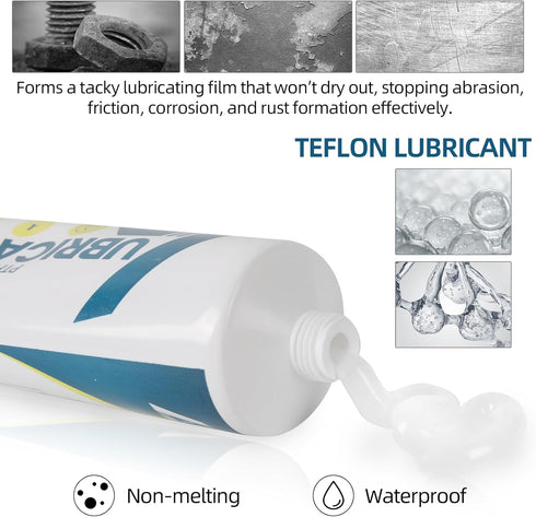 5oz (3-Pack) Swimming AR-PRO General-Purpose Silicone Sealant Lubricant - Waterproof Silicone Grease Long-Lasting Lube