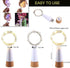 Ceepko USB Bottle Lights Rechargeable, Copper Wire Waterproof Fairy Cork String Lights for Party Halloween Christmas