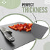 Disposable Cutting Boards for Kitchen - 25 Count Black Cutting Board - 12 Inch X 17.5 Inch