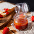 QAPPDA Mason Jars - 8 oz Glass Jars with Lids for Canning, Wide Mouth Spice Jars with Black Lids, Set of 30