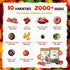 10 Packet Heirloom Tomato Seed Varieties - Non-GMO, Open Pollinated Seeds for Planting Home Garden - Beefsteak, Roma