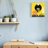 Marsui Now Playing Vinyl Record Wall Stand (Black) - Wooden Shelf Hanging Wall Mount Record Display Storage Holder