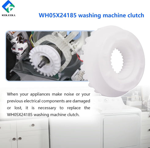 WH05X24185 4588013 Washing Machine Clutch, Compatible with GE Hotpoint, Replaces AP5993402 PS11729473