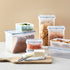 LOCK & LOCK Easy Essentials Food Storage Containers, BPA Free, 54 Ounce, Clear