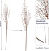 DoubleWood 10Pcs 29.5" (10, Long Artificial Flower Winter Jasmine Folk Pip Berry Plant Dry Branches for Wedding Home