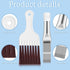 Pimoys 3 in 1 Set Air Conditioner Fin Comb with 1 Stainless Steel AC Coil Cleaner & 2 Evaporator Brushes