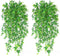 Artificial Hanging Vine - Sweet Potato Leaves Plastic Plants, Faux Ivy Garland, UV Resistant for Indoor Outdoor Garden