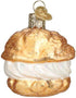 Old World Christmas Cream Puff Blown Glass 2020 Unique Ornaments for Christmas Tree Decorations