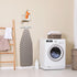 Over The Door/Wall Mount Ironing Board Hanger, White, Laundry Room Storage Holder for Iron and Board