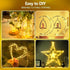 6-Pack 16FT 50 Fairy Lights Battery Operated with Timer, Waterproof LED String Lights Indoor Outdoor, Cuttable Starry