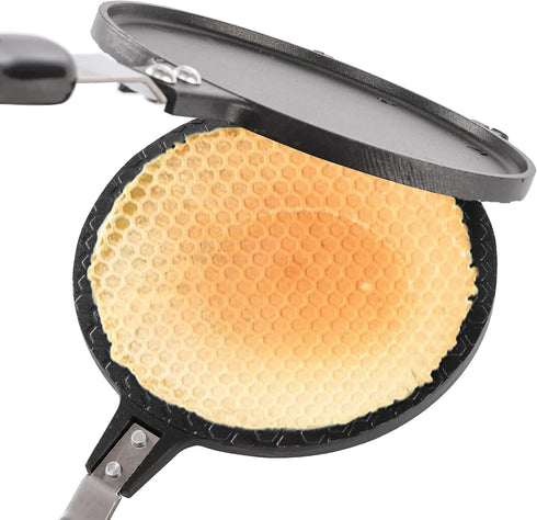 Dicunoy Waffle Cone Maker, Nonstick Ice Cream Cone Maker, 6.7" Egg Roll Crepe Pan for Waffle Cups