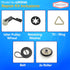 4392065 Dryer Repair Kit - Drum Belt 341241, Idler Pulley 691366, 2 Rollers 349241T, Compatible with Whirlpool