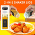 TESUNMU Label4oz 36) Spice Jars with Glass Spice Bottles With Shaker LidsSeasoning Containers with Funnel, Chalk Pen