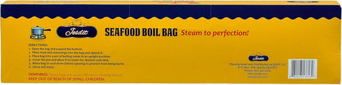 Seafood Boil Bags Large - Pack of 5 Ideal for Fish, Crab, Shrimp, Crawfish, Veggies Cooking and Storage