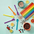 Small Silicone Stirring Spoon, Quiet and Reusable Espresso Coffee Stirrer, Mini Spatula, Jar Scraper for Sauce
