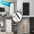 Door Draft Stopper Bottom One Sided Blocker, 37" Cutable Under Door Insulator for Interior/Exterior Doors
