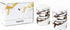 Modern Gold Ceramic Salt and Pepper Shaker Set with Lids