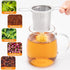 Evmliy Stainless Steel Tea Infuser, Long-Handled Tea Strainers for Loose Tea, Tea Diffuser for Herbs Spices