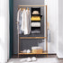 Hanging Closet Organizer, 3-Shelf Storage Shelves for Closet, Black