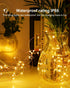 3pcs 9.8ft 30 8 Mini Fairy Lights Rechargeable, LED String Light Battery Operated, Modes with Timer, Removable Battery