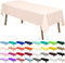 PARTY ULYJA Blush Pink Plastic Tablecloths 2 Pack, 54 x 108 Inch Rectangular PEVA Vinyl Table Covers for Parties