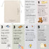 DR Cotton Muslin Drawstring Bags, 5×7 Inch, 12-Pack, Unbleached Reusable Favor Pouches