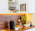 Demi's Home Adhesive Coffee Pod Holder for Nespresso Vertuo Capsules, White, Suitable for Mounting Inside/Under Cabinet