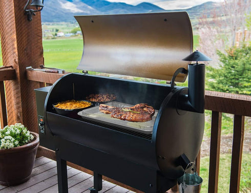 only fire Stainless Steel Baking Sheet with Rack, Roasting Pans for Smokers and Pellet Grills, Great Kitchen Accessories