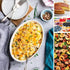 UIBFCWN Au Gratin Baking Dishes - 7.5"x4.5" Ceramic Oval Individual Casserole Dishes, Set of 4